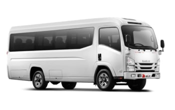 Isuzu ELF Long Giga - Bali Bus Hire